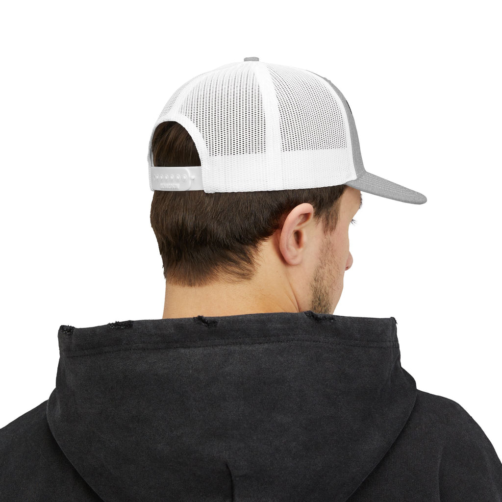 Dont Hassle Me Im Local Snapback Trucker Cap Sasquatch Bigfoot Design