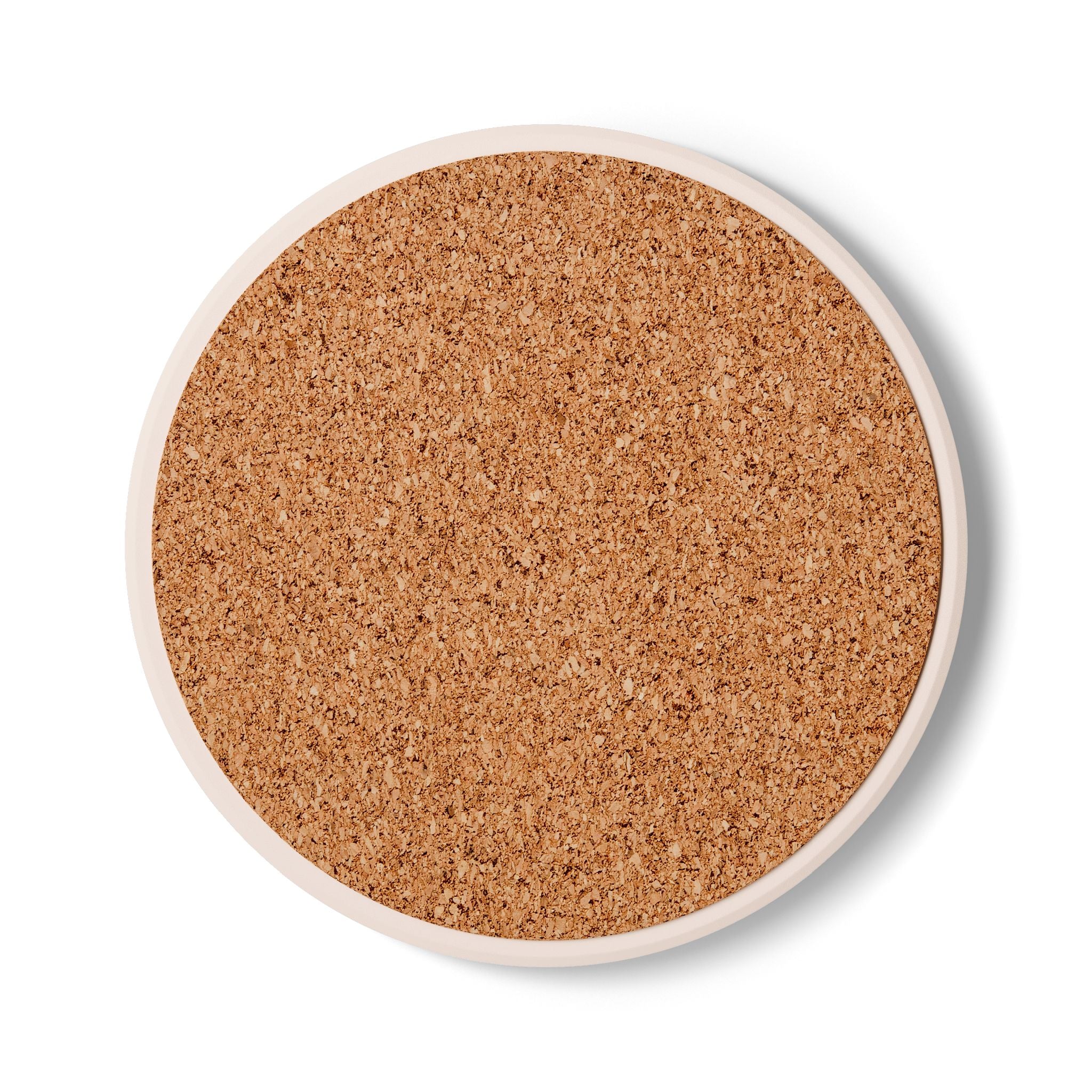 Fly O'Neal Ceramic Coaster — Minimalist Fishing Logo Drink Coaster
