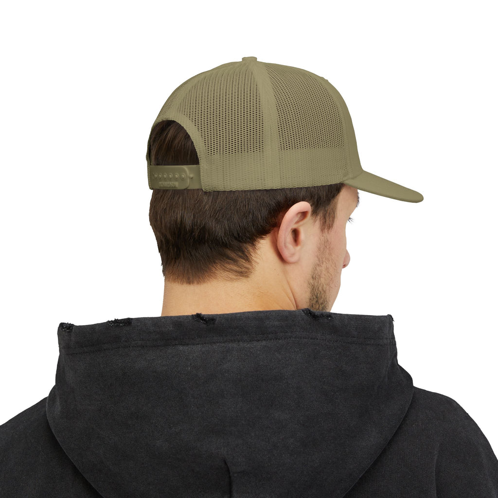 Fly Fishing Trucker Cap — "Relax, it's just fly fishing!" Snapback Hat