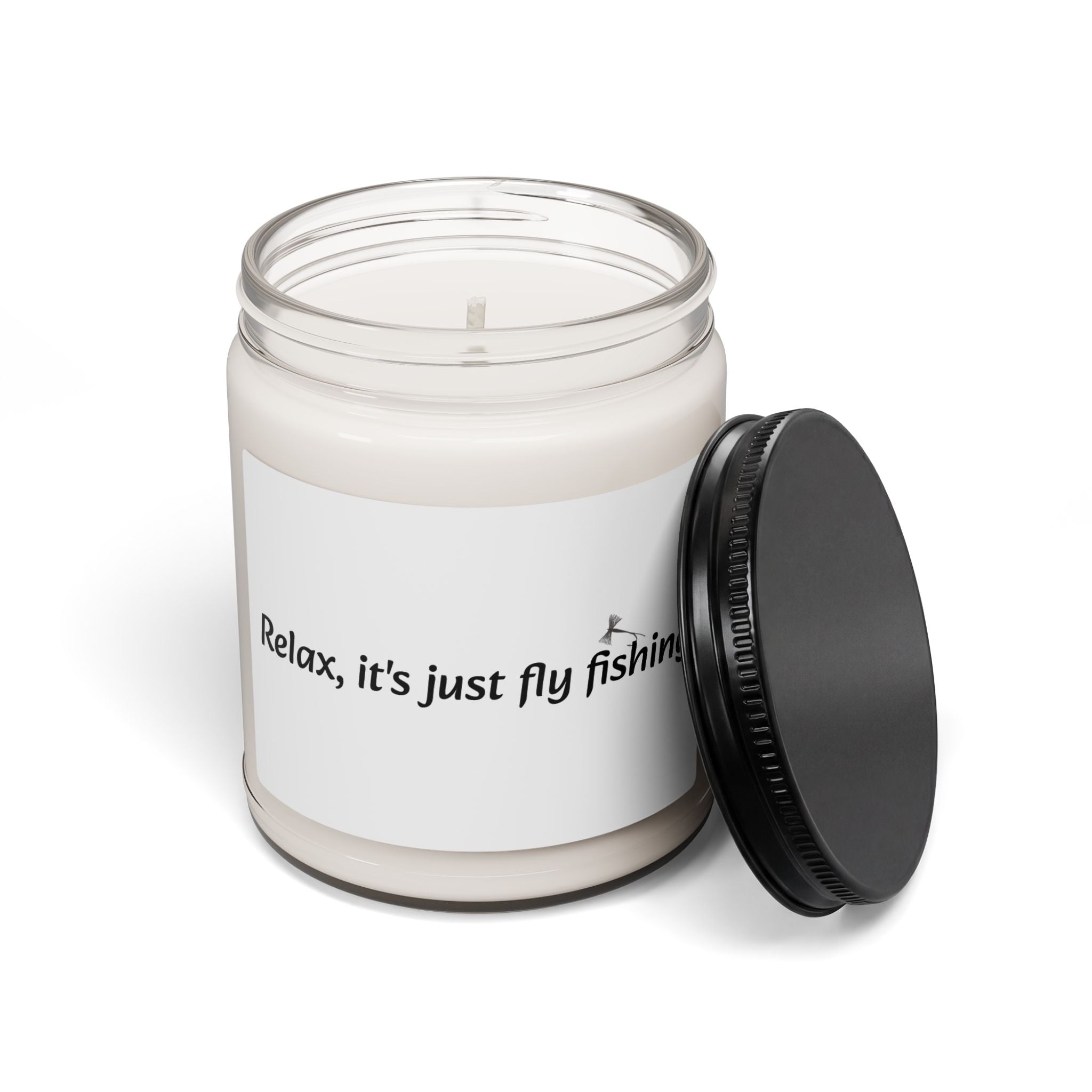Relax, it's just fly fishing - Scented Soy Candle, 9oz