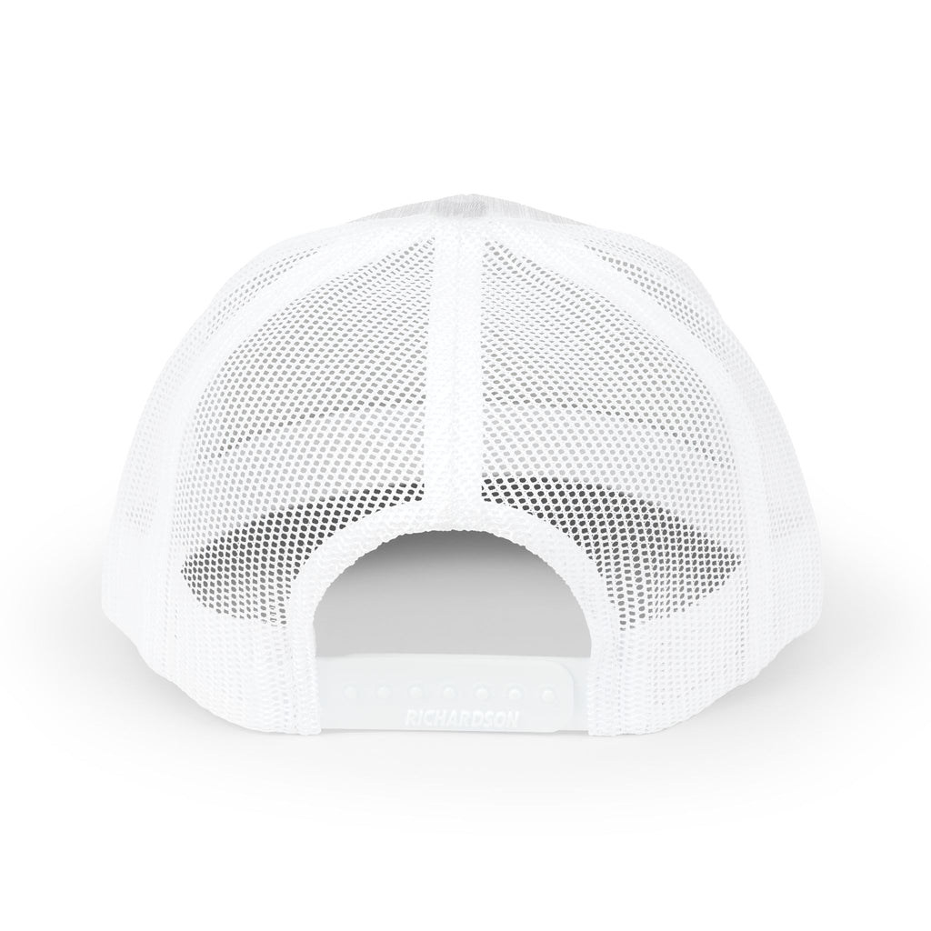 Trucker Cap — "Relax, it's just fly fishing!" Embroidered Mesh Fishing Hat
